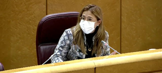 Martín Pozo en el senado