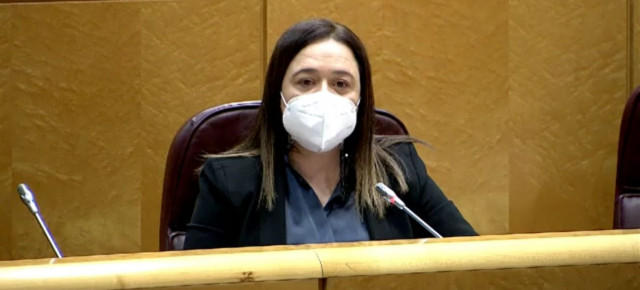 La senadora del Grupo Parlamentario Popular por A Coruña, Verónica Casal