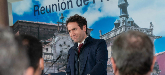 Teodoro García Egea en el encuentro de presidentes provinciales e insulares del PP celebrado en León