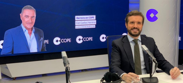 Pablo Casado en su entrevista en COPE