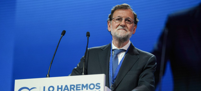 Mariano Rajoy durante su intervención en el XX Congreso del Partido Popular