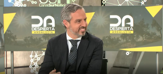 Juan Bravo hoy, en una entrevista en Canal Sur Televisión