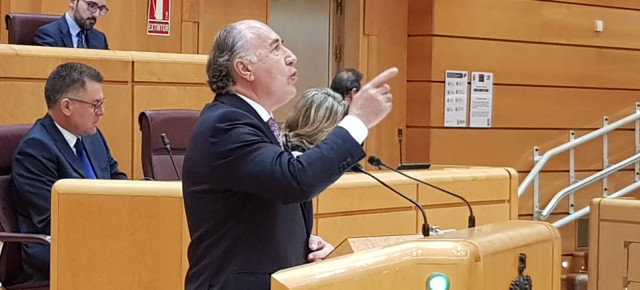 José Ignacio Landaluce en la comparecencia del Defensor del Pueblo en el Pleno del Senado 