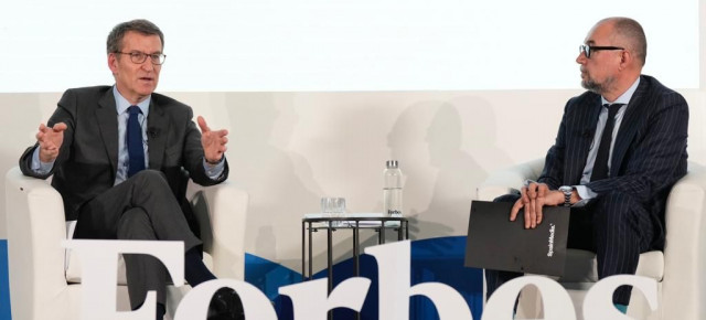 Alberto Núñez Feijóo en la VI edición Forbes Summit Reiventing Spain