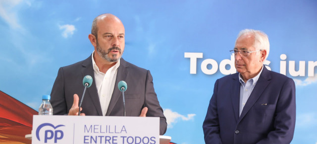 Rueda de prensa de Pedro Rollán y Juan José Imbroda 