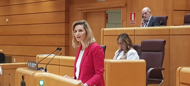 Paloma Martín en el Pleno del Senado