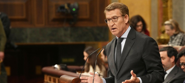 Alberto Núñez Feijóo en el Congreso de los Diputados