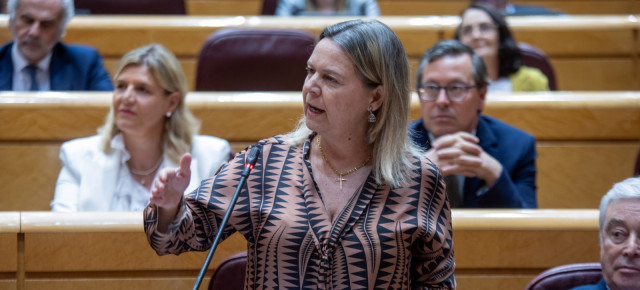 María Salom en el Senado 