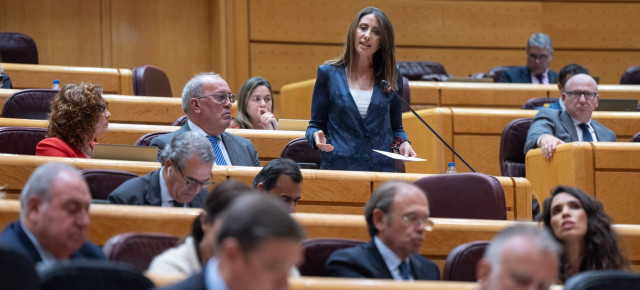 Carmen López durante su intervención