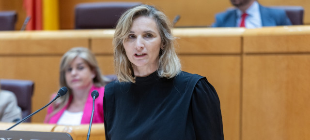 Paloma Martín, durante su intervención Paloma Martín, durante su intervención