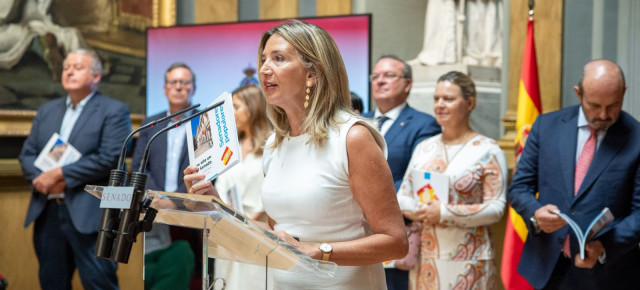 Alicia García en la presentación del libro ‘Un año en el Senado’