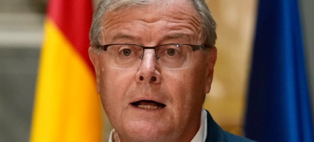 El senador, Antonio Silván