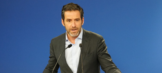 Borja Sémper en rueda de prensa