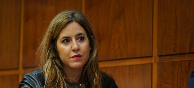 Rocío Dívar en el Senado