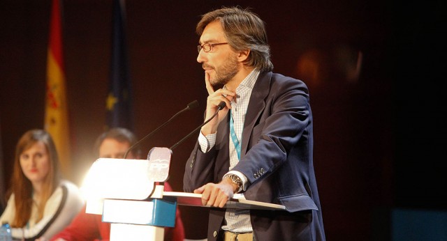 Iñaki Oyarzabal en el 14 Congreso del PP del País Vasco