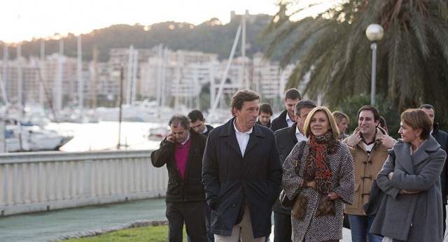 María Dolores de Cospedal visita Palma de Mallorca