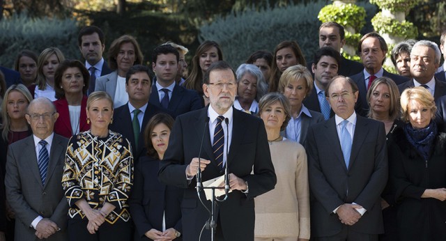 El presidente del Gobierno y del Partido Popular, Mariano Rajoy