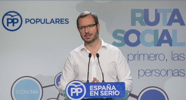 El vicesecretario de Sectorial del PP, Javier Maroto