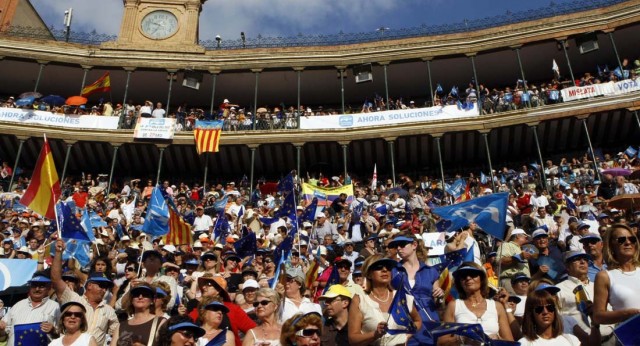 Mitin de Mariano Rajoy y Jaime Mayor Oreja en Valencia