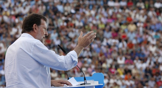 Mitin de Mariano Rajoy y Jaime Mayor Oreja en Valencia