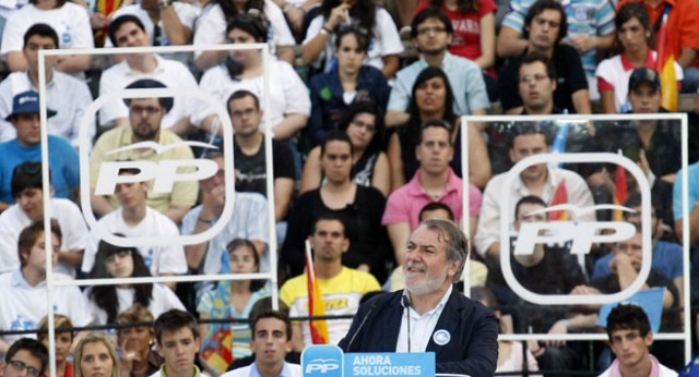 Mitin de Mariano Rajoy y Jaime Mayor Oreja en Valencia