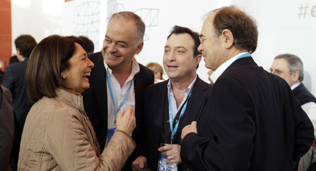 Pons, Cobo y García Escudero en la Convención 