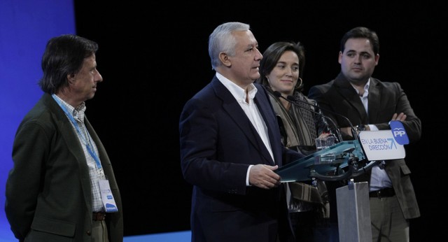 Javier Arenas durante su intervención en la Convención Nacional 