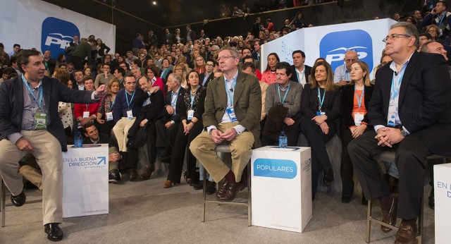 José Ramón García, Gallardón y Zoido en la Convención 