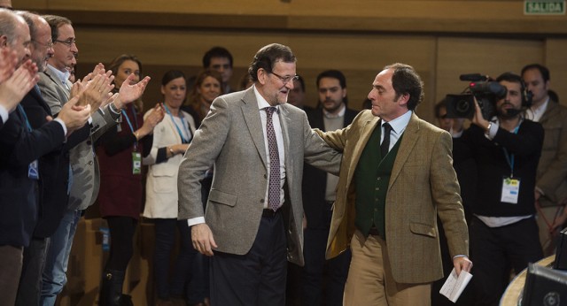 Rajoy con el Vicepresidente de la República de Portugal