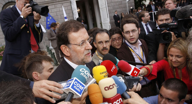 Mariano Rajoy en Bruselas