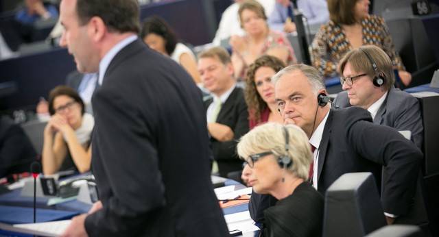 Esteban González Pons en el Pleno del Parlamento Europeo