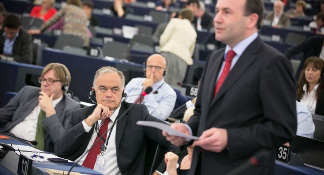 Esteban González Pons en el Pleno del Parlamento Europeo