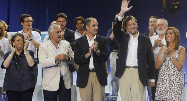 Mariano Rajoy en el Congreso de Valencia