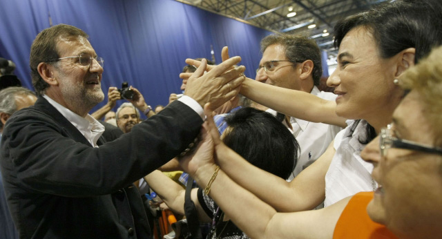 Mariano Rajoy en el Congreso de Valencia