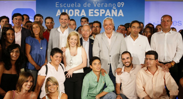 Mariano Rajoy en la clausura de la Escuela de Verano del PP