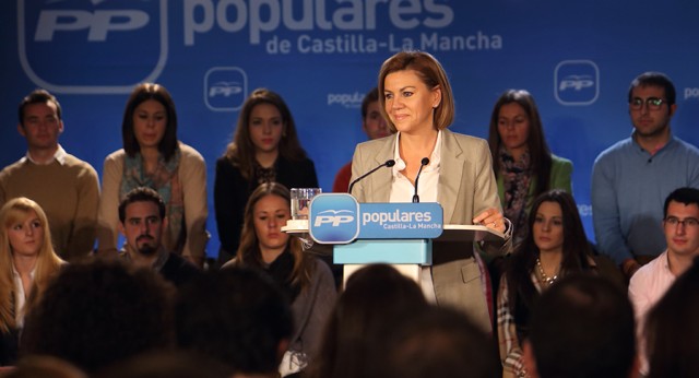 La secretaria general del Partido Popular, María Dolores de Cospedal