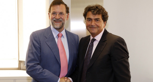 Mariano Rajoy se reúne con el secretario de Estado de Asuntos Europeos francés, Pierre Lellouche