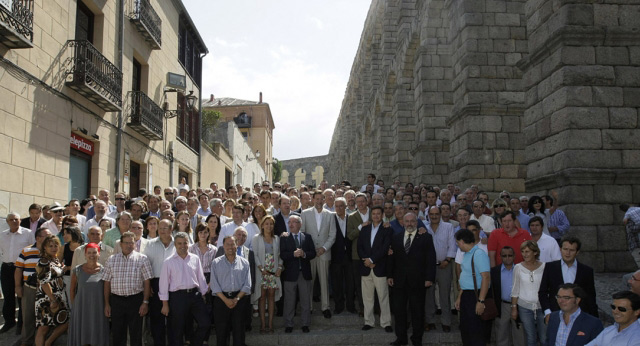 Mariano Rajoy clausura un acto de alcaldes del PP en Segovia