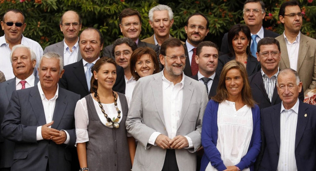 Clausura de la reunión de presidentes provinciales del PP en Córdoba