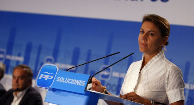 La vicesecretaria general del Partido Popular, María Dolores de Cospedal