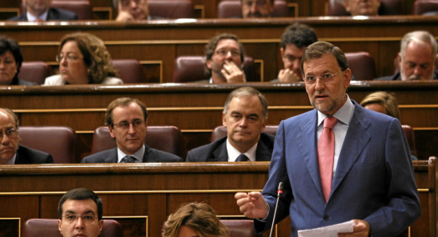 Rajoy en la sesion de control al gobierno