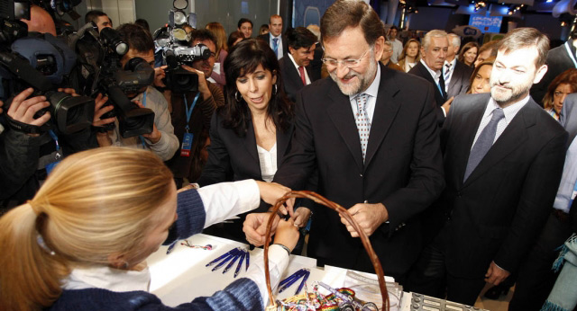 Convención Populares Barcelona 2009: Mariano Rajoy visita las instalaciones