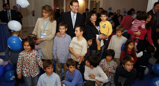 Convención Populares; Mariano Rajoy y María Dolores de Cospedal visitan la guardería