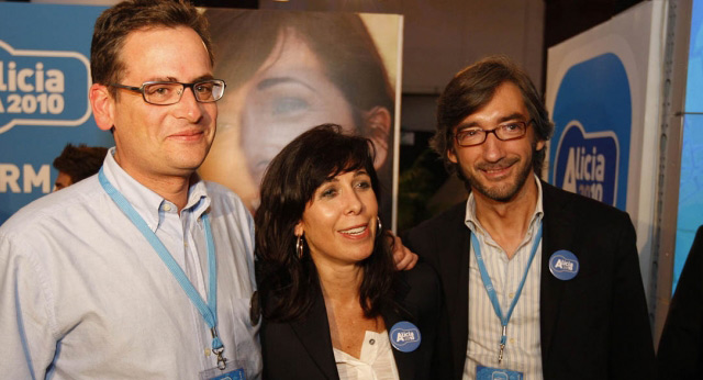 Convención Populares: Alicia Sánchez Camacho con Antonio Basagoiti e Iñaki Oyarzábal