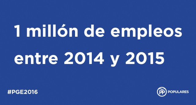 Se han creado 1 millón de empleos entre 2014 y 2015
