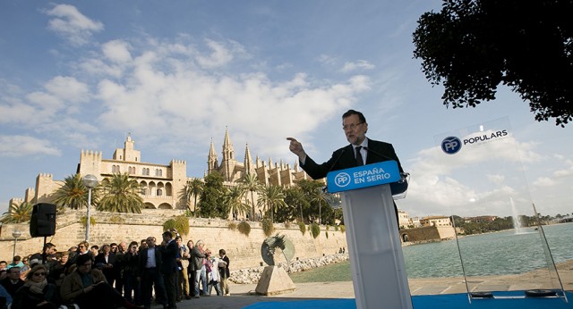 Mariano Rajoy interviene en un acto en Palma de Mallorca