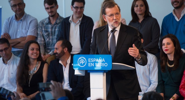 Mariano Rajoy participa en un mitin en Tenerife