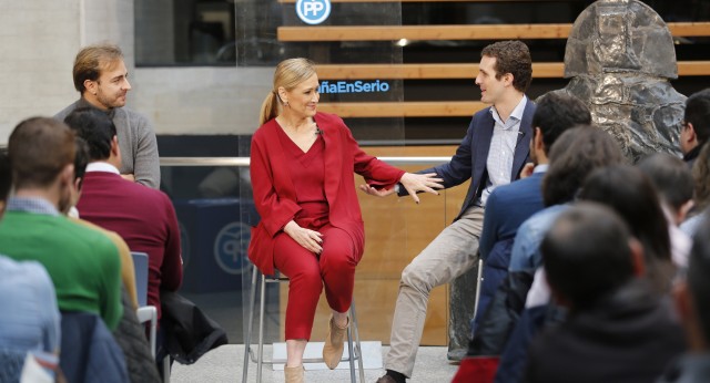 Pablo Casado y Cristina Cifuentes visitan Ávila