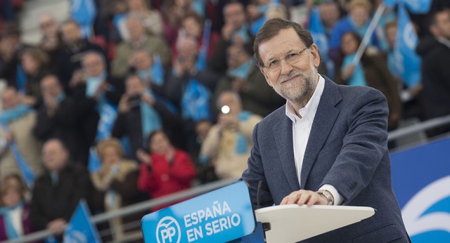 El presidente del Gobierno y del Partido Popular, Mariano Rajoy