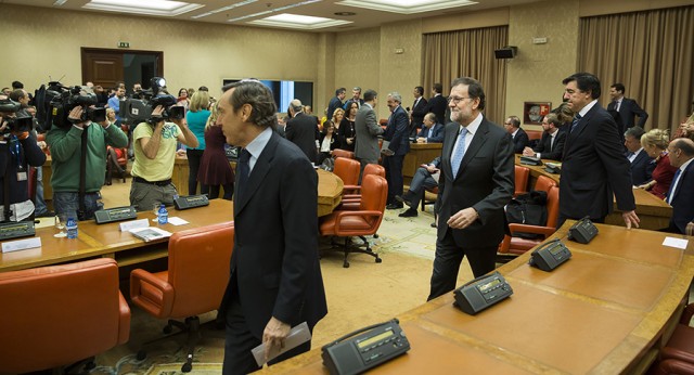 Mariano Rajoy preside la primera reunión del Grupo Popular en el Congreso